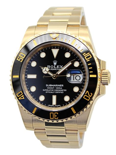 gold rolex sub|Shop Submariner .